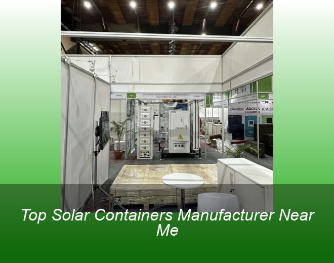 Top Solar Containers Manufacturer Near Me